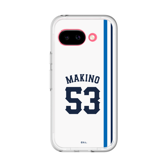 スリムプロテクションプレミアムケース［ 埼玉西武ライオンズ- #53 MAKINO - ホーム ］