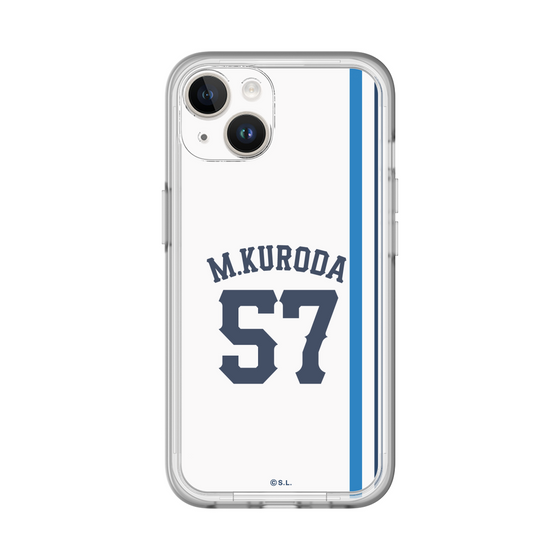 スリムプロテクションプレミアムケース［ 埼玉西武ライオンズ- #57 KURODA - ホーム ］