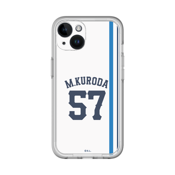 スリムプロテクションプレミアムケース［ 埼玉西武ライオンズ- #57 KURODA - ホーム ］