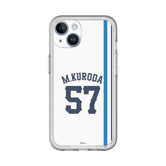 スリムプロテクションプレミアムケース［ 埼玉西武ライオンズ- #57 KURODA - ホーム ］