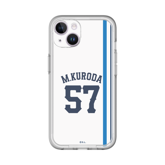 スリムプロテクションプレミアムケース［ 埼玉西武ライオンズ- #57 KURODA - ホーム ］