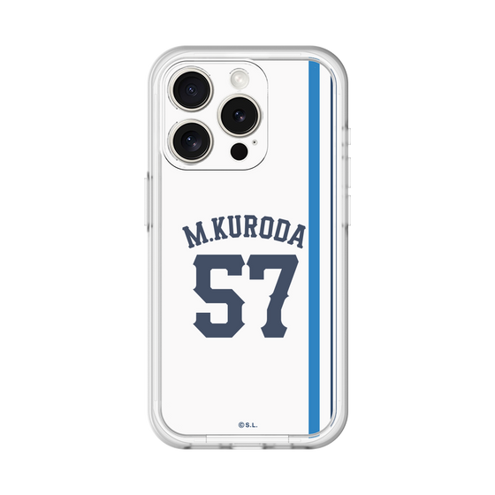 スリムプロテクションプレミアムケース［ 埼玉西武ライオンズ- #57 KURODA - ホーム ］
