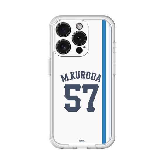 スリムプロテクションプレミアムケース［ 埼玉西武ライオンズ- #57 KURODA - ホーム ］