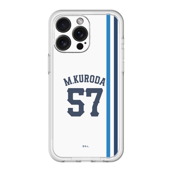 スリムプロテクションプレミアムケース［ 埼玉西武ライオンズ- #57 KURODA - ホーム ］