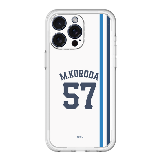 スリムプロテクションプレミアムケース［ 埼玉西武ライオンズ- #57 KURODA - ホーム ］