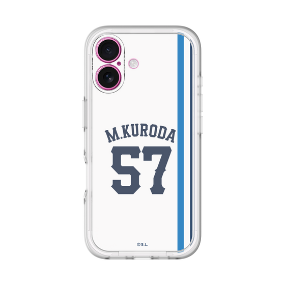 スリムプロテクションプレミアムケース［ 埼玉西武ライオンズ- #57 KURODA - ホーム ］