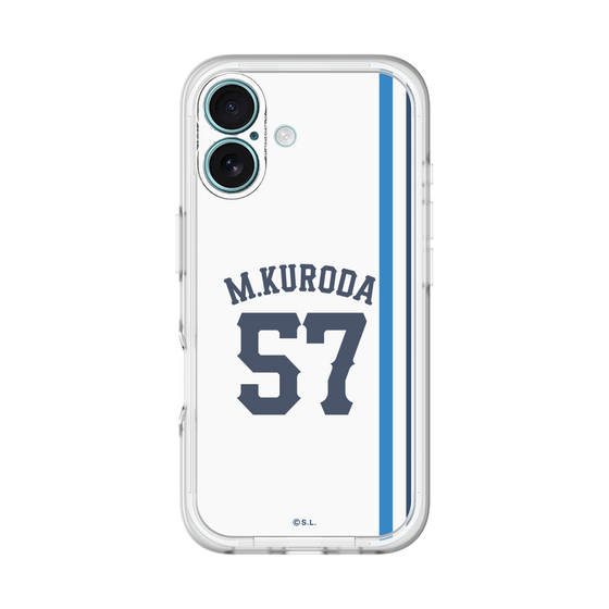 スリムプロテクションプレミアムケース［ 埼玉西武ライオンズ- #57 KURODA - ホーム ］
