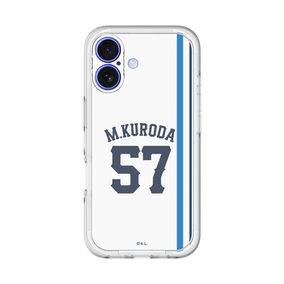 スリムプロテクションプレミアムケース［ 埼玉西武ライオンズ- #57 KURODA - ホーム ］