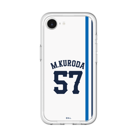 スリムプロテクションプレミアムケース［ 埼玉西武ライオンズ- #57 KURODA - ホーム ］