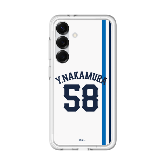 スリムプロテクションプレミアムケース［ 埼玉西武ライオンズ- #58 NAKAMURA - ホーム ］