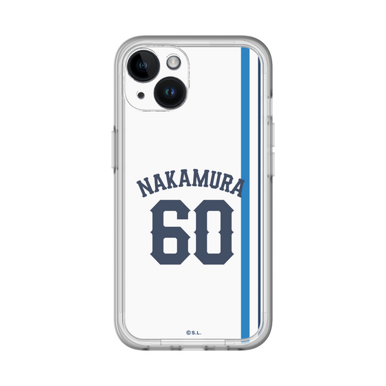 スリムプロテクションプレミアムケース［ 埼玉西武ライオンズ- #60 NAKAMURA - ホーム ］