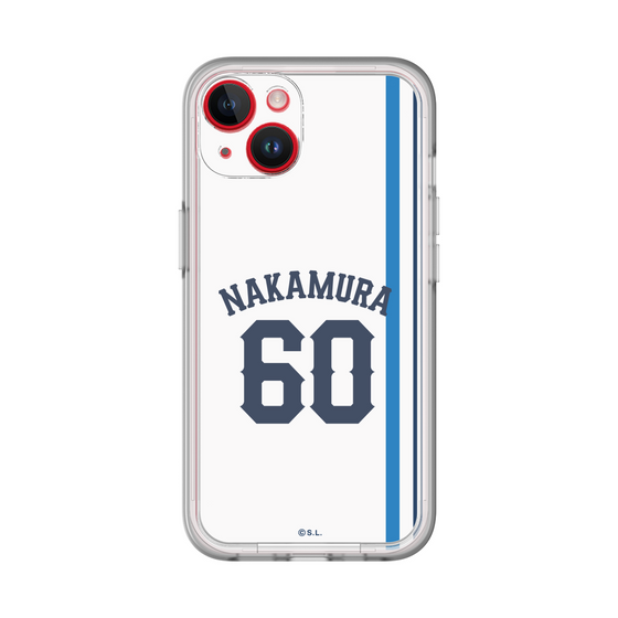スリムプロテクションプレミアムケース［ 埼玉西武ライオンズ- #60 NAKAMURA - ホーム ］