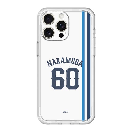 スリムプロテクションプレミアムケース［ 埼玉西武ライオンズ- #60 NAKAMURA - ホーム ］