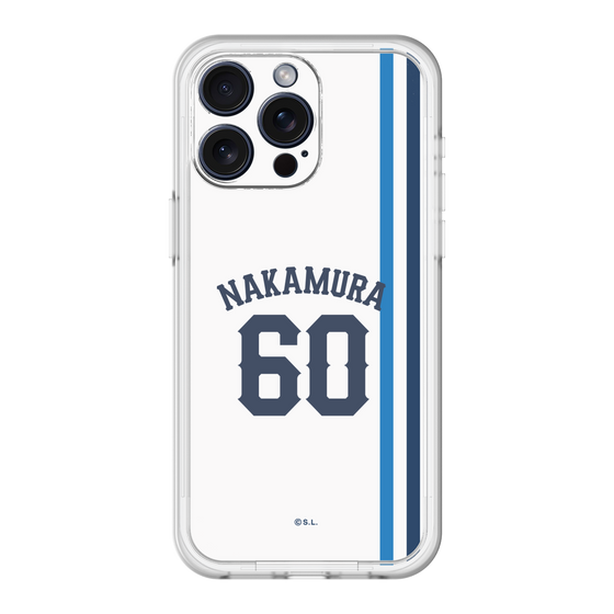 スリムプロテクションプレミアムケース［ 埼玉西武ライオンズ- #60 NAKAMURA - ホーム ］