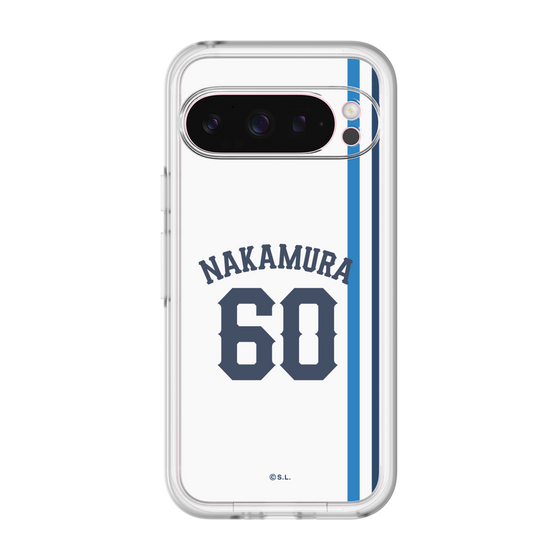 スリムプロテクションプレミアムケース［ 埼玉西武ライオンズ- #60 NAKAMURA - ホーム ］
