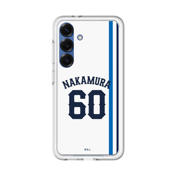 スリムプロテクションプレミアムケース［ 埼玉西武ライオンズ- #60 NAKAMURA - ホーム ］