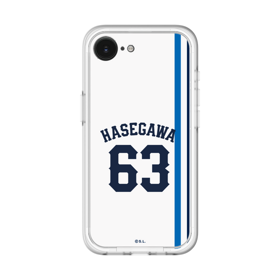 スリムプロテクションプレミアムケース［ 埼玉西武ライオンズ- #63 HASEGAWA - ホーム ］