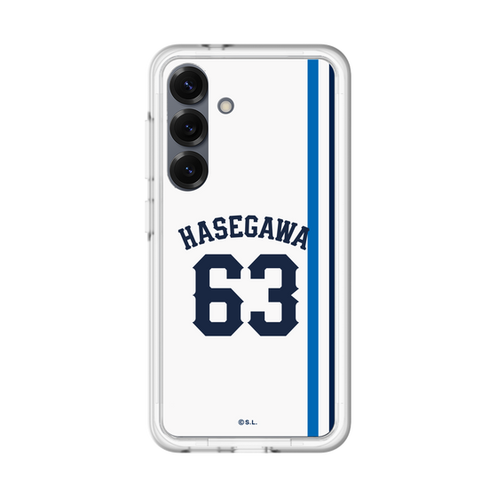 スリムプロテクションプレミアムケース［ 埼玉西武ライオンズ- #63 HASEGAWA - ホーム ］