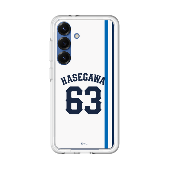 スリムプロテクションプレミアムケース［ 埼玉西武ライオンズ- #63 HASEGAWA - ホーム ］