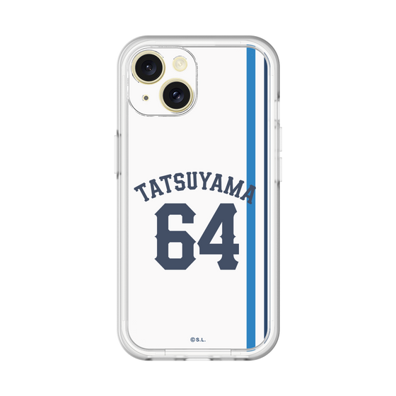 スリムプロテクションプレミアムケース［ 埼玉西武ライオンズ- #64 TATSUYAMA - ホーム ］