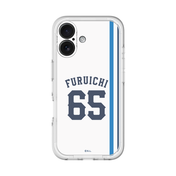 スリムプロテクションプレミアムケース［ 埼玉西武ライオンズ- #65 FURUICHI - ホーム ］