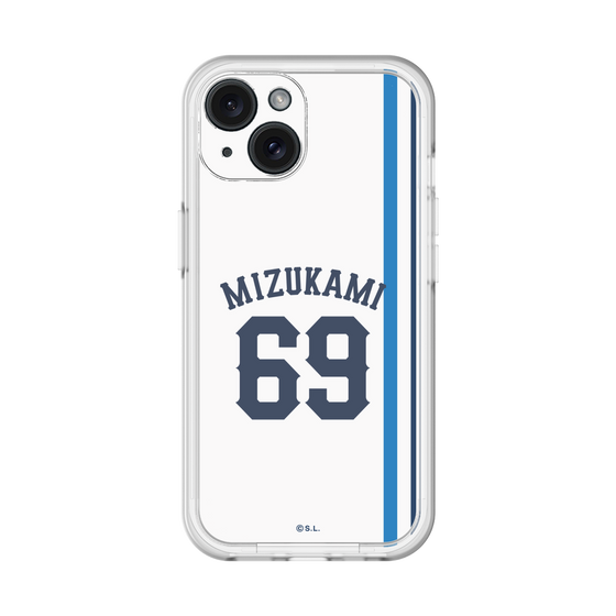 スリムプロテクションプレミアムケース［ 埼玉西武ライオンズ- #69 MIZUKAMI - ホーム ］