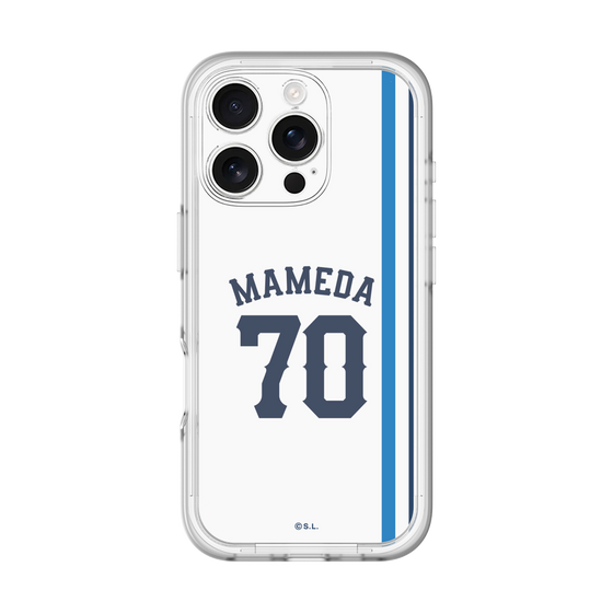 スリムプロテクションプレミアムケース［ 埼玉西武ライオンズ- #70 MAMEDA - ホーム ］