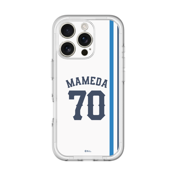 スリムプロテクションプレミアムケース［ 埼玉西武ライオンズ- #70 MAMEDA - ホーム ］