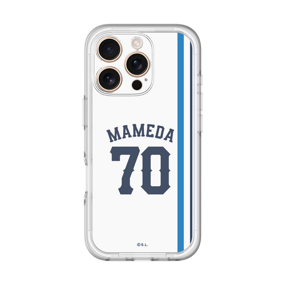 スリムプロテクションプレミアムケース［ 埼玉西武ライオンズ- #70 MAMEDA - ホーム ］