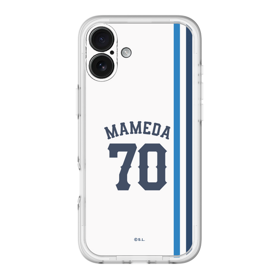 スリムプロテクションプレミアムケース［ 埼玉西武ライオンズ- #70 MAMEDA - ホーム ］