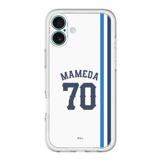 スリムプロテクションプレミアムケース［ 埼玉西武ライオンズ- #70 MAMEDA - ホーム ］
