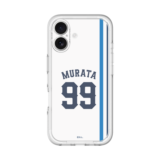 スリムプロテクションプレミアムケース［ 埼玉西武ライオンズ- #99 MURATA - ホーム ］