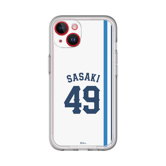 スリムプロテクションプレミアムケース［ 埼玉西武ライオンズ- #49 SASAKI - ホーム ］