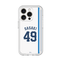 スリムプロテクションプレミアムケース［ 埼玉西武ライオンズ- #49 SASAKI - ホーム ］