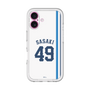 スリムプロテクションプレミアムケース［ 埼玉西武ライオンズ- #49 SASAKI - ホーム ］