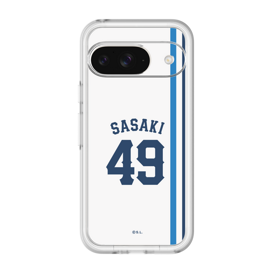 スリムプロテクションプレミアムケース［ 埼玉西武ライオンズ- #49 SASAKI - ホーム ］