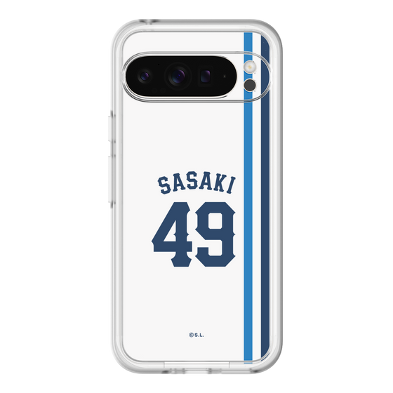 スリムプロテクションプレミアムケース［ 埼玉西武ライオンズ- #49 SASAKI - ホーム ］
