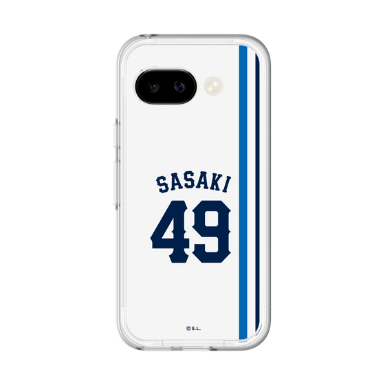 スリムプロテクションプレミアムケース［ 埼玉西武ライオンズ- #49 SASAKI - ホーム ］