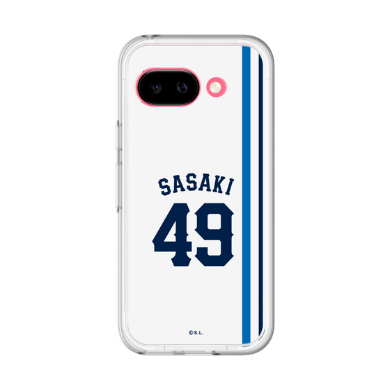 スリムプロテクションプレミアムケース［ 埼玉西武ライオンズ- #49 SASAKI - ホーム ］