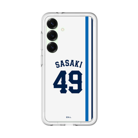 スリムプロテクションプレミアムケース［ 埼玉西武ライオンズ- #49 SASAKI - ホーム ］