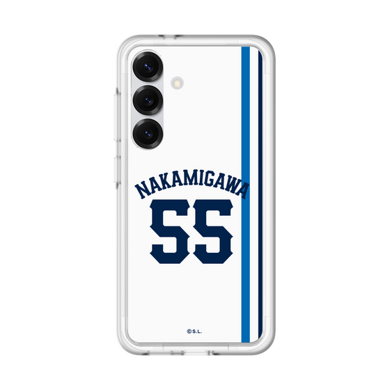 スリムプロテクションプレミアムケース［ 埼玉西武ライオンズ- #55 NAKAMIGAWA - ホーム ］