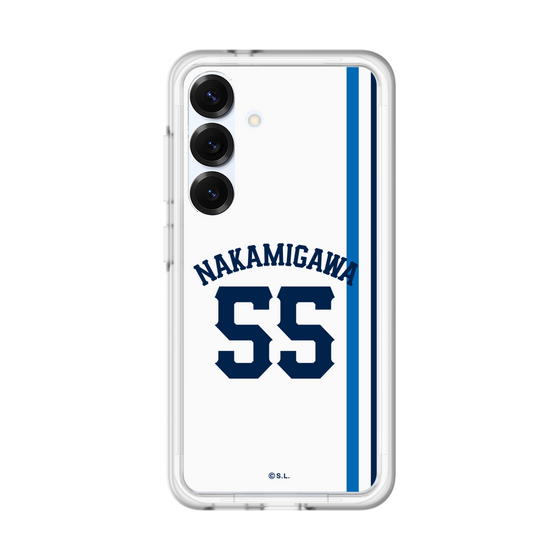 スリムプロテクションプレミアムケース［ 埼玉西武ライオンズ- #55 NAKAMIGAWA - ホーム ］