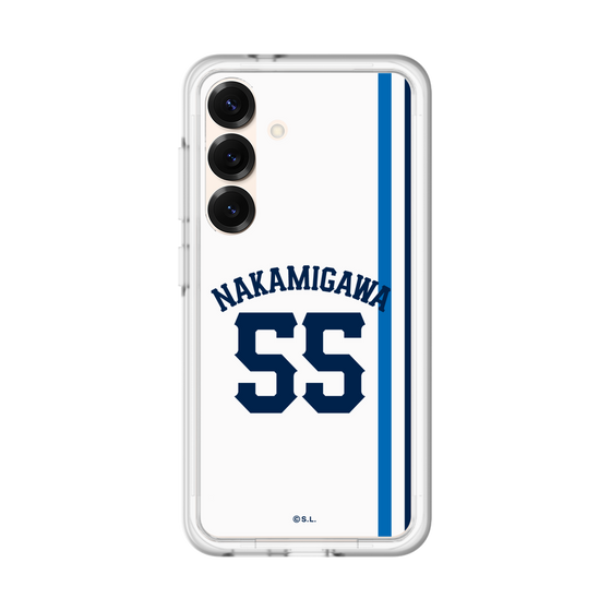 スリムプロテクションプレミアムケース［ 埼玉西武ライオンズ- #55 NAKAMIGAWA - ホーム ］