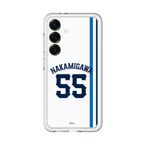 スリムプロテクションプレミアムケース［ 埼玉西武ライオンズ- #55 NAKAMIGAWA - ホーム ］