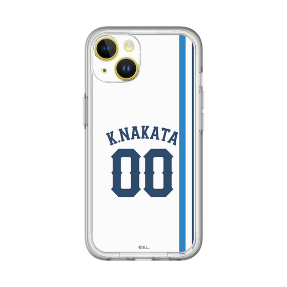 スリムプロテクションプレミアムケース［ 埼玉西武ライオンズ- #00 K.NAKATA - ホーム ］