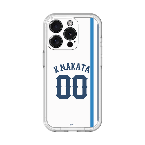 スリムプロテクションプレミアムケース［ 埼玉西武ライオンズ- #00 K.NAKATA - ホーム ］