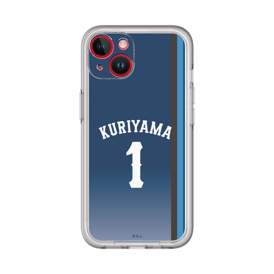 スリムプロテクションプレミアムケース［ 埼玉西武ライオンズ- #1 KURIYAMA - ビジター ］