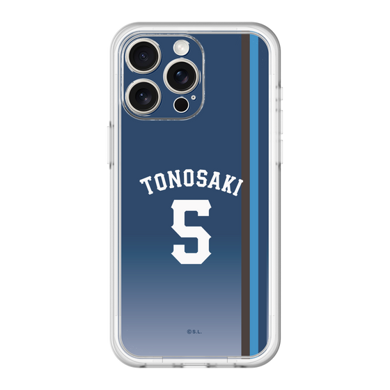 スリムプロテクションプレミアムケース［ 埼玉西武ライオンズ- #5 TONOSAKI - ビジター ］