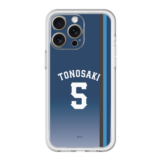 スリムプロテクションプレミアムケース［ 埼玉西武ライオンズ- #5 TONOSAKI - ビジター ］