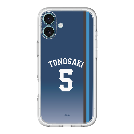 スリムプロテクションプレミアムケース［ 埼玉西武ライオンズ- #5 TONOSAKI - ビジター ］